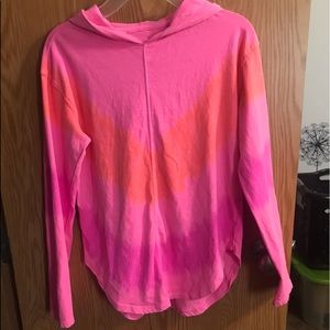 Girls hooded long sleeve- NWOT